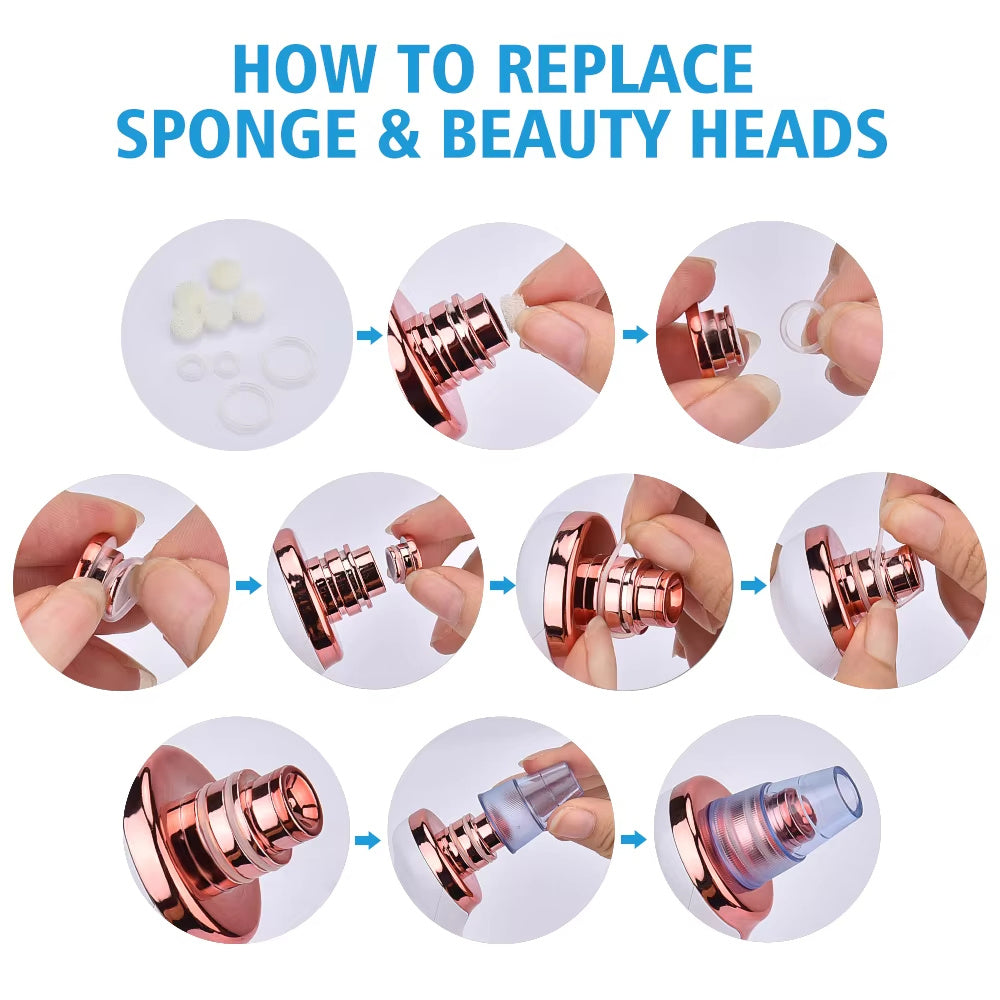 Blackhead Remover Pore Acne Pimple Removal Face T Zone Nose Water Bubble Cleaner Vacuum Suction Facial Diamond Steamer Oil Dirty